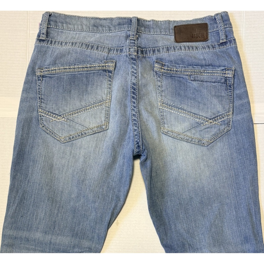 BKE Jake - Men's Jeans - Light Wash Straight Leg Denim Blue - Size 34L